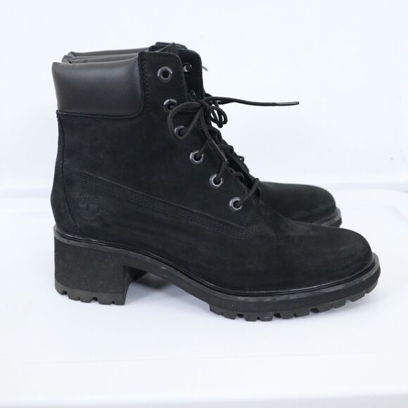 Timberland Shoes - Timberland Womens Size 9.5 Kinsley Ankle Boots Black Suede Waterproof Lug Sole